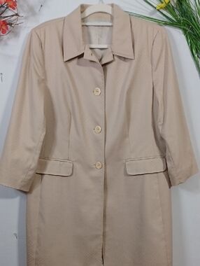 david brooks Almond Trench Coat